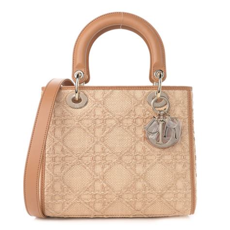 lady dior raffia